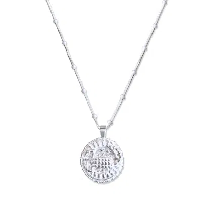 Rize Women's Scorpio Zodiac Manifesting Necklace *double Sided* - Sterling Silver