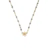 Rize Women's Star Anise Mirror Necklace - Gold Plated In Gold