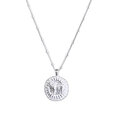 Rize Women's Taurus Zodiac Manifesting Necklace *double Sided* - Sterling Silver