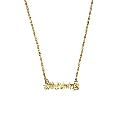 Rize Women's Wild Thing Necklace - Gold Plated