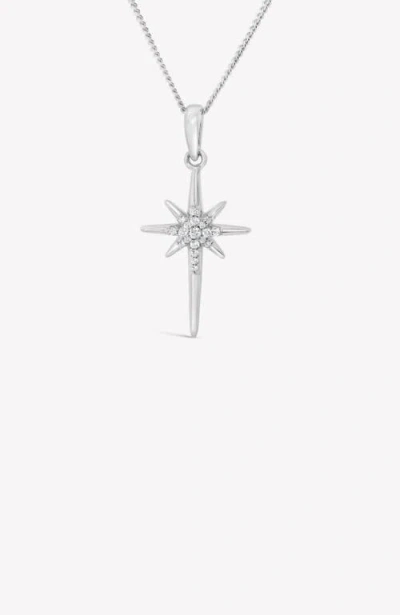 Rizen Jewelry Adoring Star Necklace In Metallic