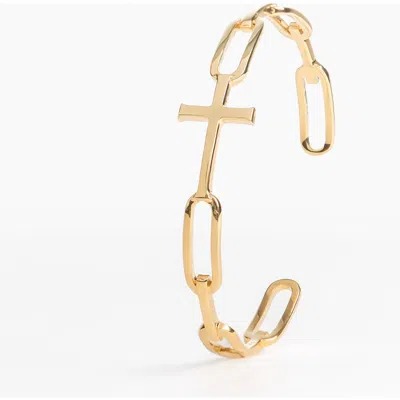 Rizen Jewelry Chain Breaker Bangle In Gold