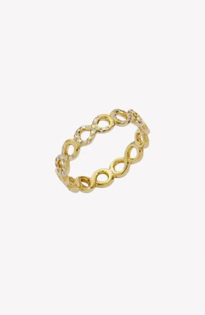 Rizen Jewelry Infinite Hope Band Ring In Gold