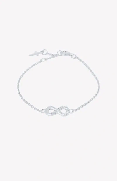 Rizen Jewelry Infinite Hope Bracelet In Metallic