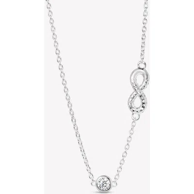 Rizen Jewelry Infinite Hope Necklace In Metallic