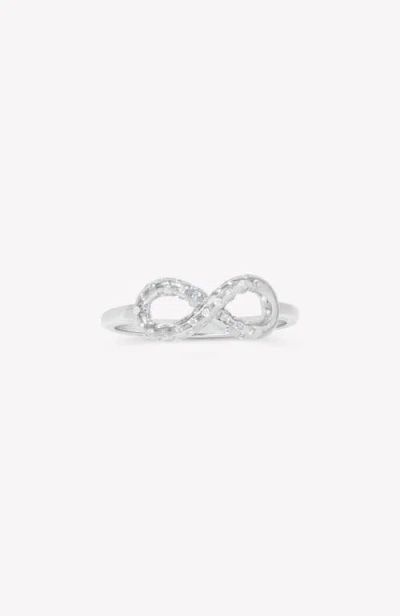 Rizen Jewelry Infinite Hope Statement Ring In Silver