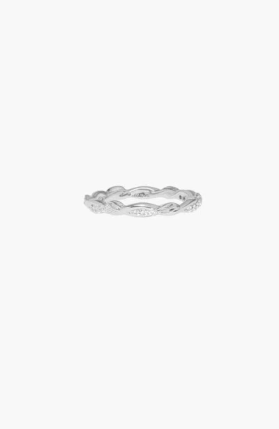 Rizen Jewelry Sacred Vine Band Ring In Metallic