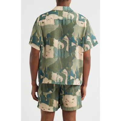 Rizort Art Camp Shirt In Multi