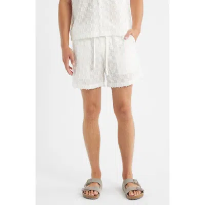Rizort Charles Check Shorts In Animal Print