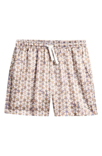 Rizort Fiz Drawstring Shorts In Brown