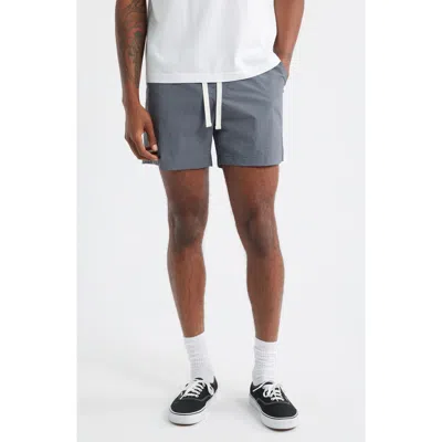 Rizort Kore Drawstring Nylon Shorts In Navy