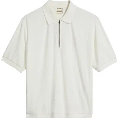 Rizort Victor Micro Check Polo In White
