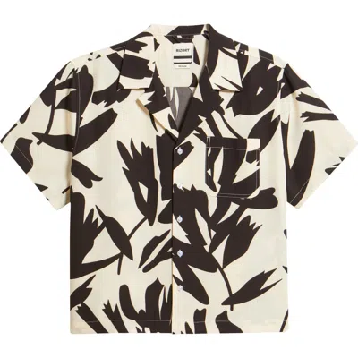 Rizort Virginia Camp Shirt In Black