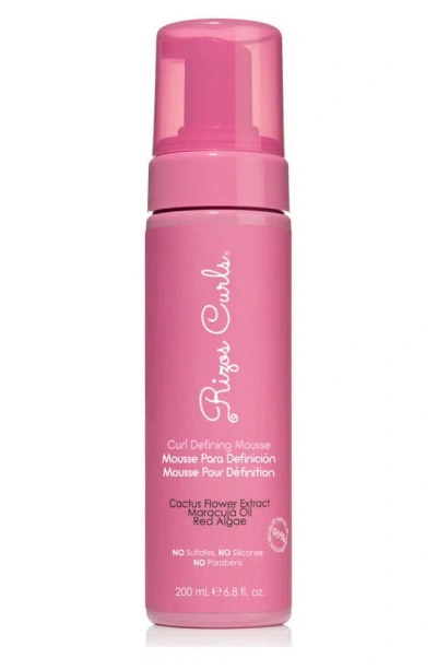 Rizos Curls Curl Defining Mousse, 6.8 oz In Pink