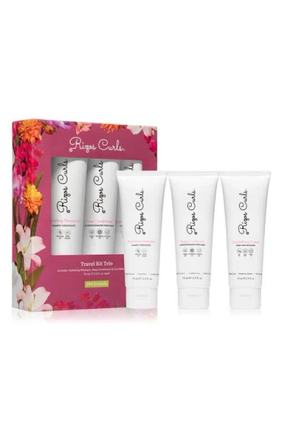 Rizos Curls Travel Kit Trio $33 Value In Transparent