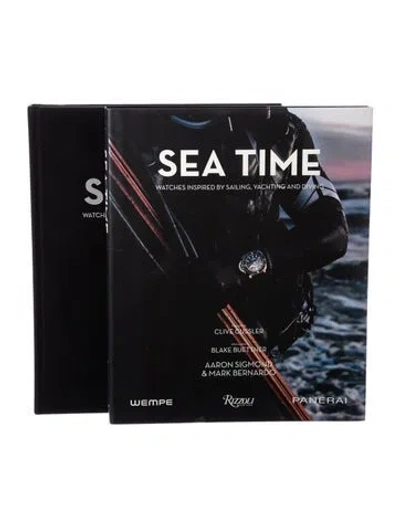 Pre-owned Rizzoli Sea Time: Watches Inspired By Sailing, Yachting And Diving In Black