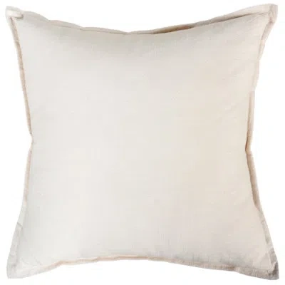 Rizzy Home 100% Cotton Poly Filled Throw Pillow In Poly Fill,natural