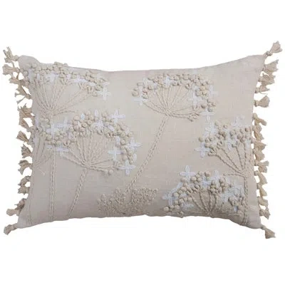 Rizzy Home 100% Cotton Throw Pillow In Down Blend