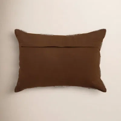 Rizzy Home 100% Cotton Throw Pillow In Polyester,brown,natural