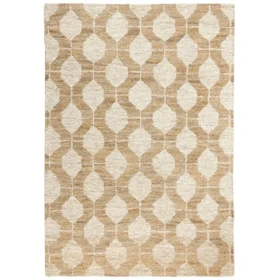 Rizzy Home 100% Jute Flat Weave Area Rug In Natural