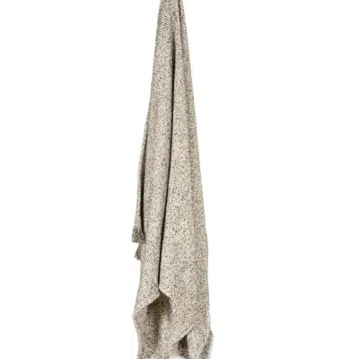 Rizzy Home 100% Polyester Throw In Ivory,gray