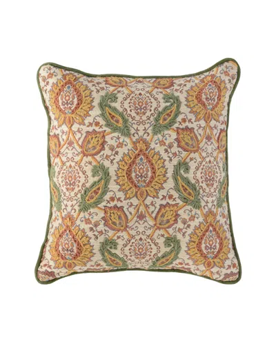 Rizzy Home Ada Cotton Blend Decorative Pillow, 20" X 20" In Multi
