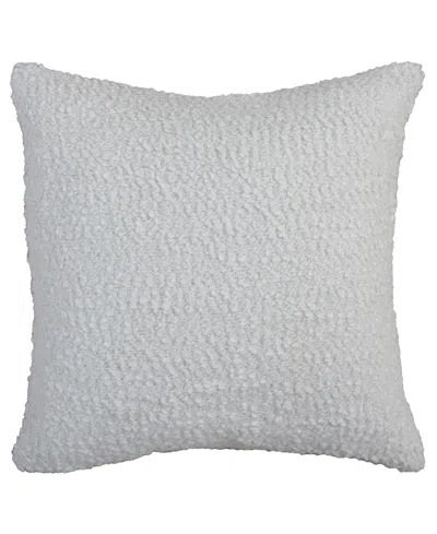 Rizzy Home Alix Polyester Decorative Pillow, 24" X 24" In Blue