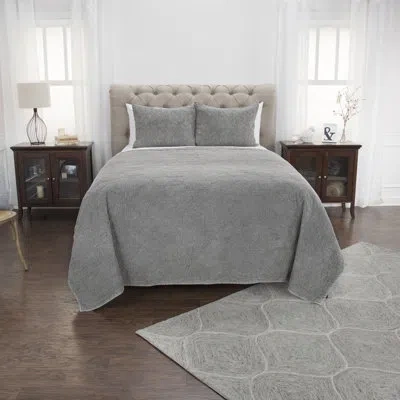 Rizzy Home Anthony Single Quilt In Gray