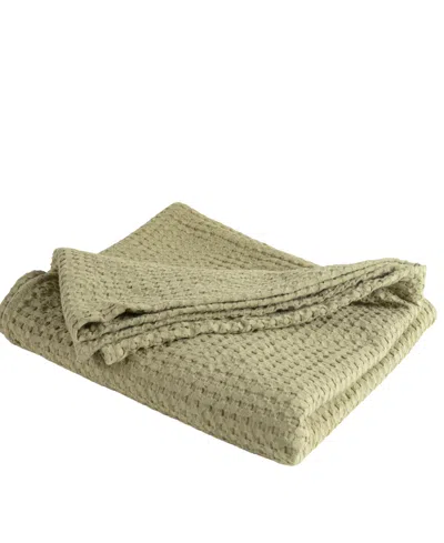 Rizzy Home Barbara Cotton Throw, 50" X 60" In Green