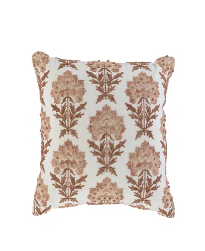 Rizzy Home Bessie Cotton Decorative Pillow, 20" X 20" In Pink