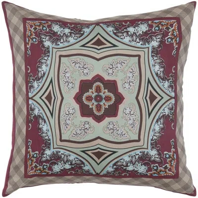Rizzy Home Charle Satin Euro