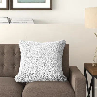 Rizzy Home Cotton 18" Throw Pillow In White,cotton