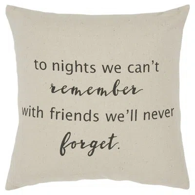 Rizzy Home Cotton Throw Pillow