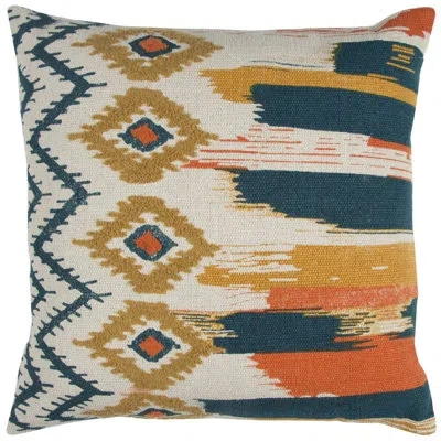Rizzy Home Cotton Throw Pillow In Polyester