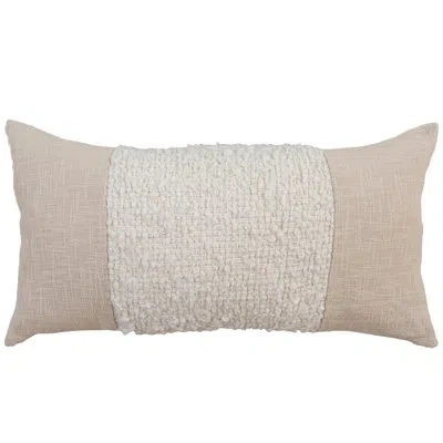 Rizzy Home Cotton/acrylic Throw Pillow In Polyester