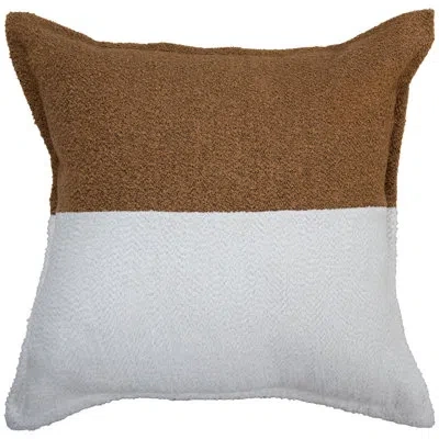 Rizzy Home Cotton/poly Boucle Poly Filled Throw Pillow In Polyester