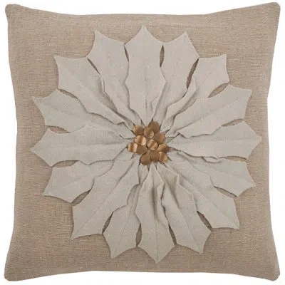 Rizzy Home Cyntra Throw Pillow In White