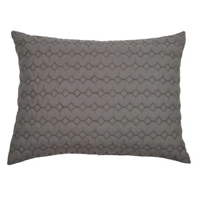 Rizzy Home Danaca 100% Cotton Envelope Sham In Gray