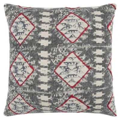 Rizzy Home Decorative 1 Cotton Throw Pillow