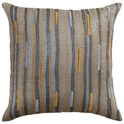 Rizzy Home Down Filled Glam Accent Throw Pillow In Gold