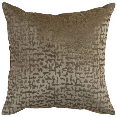 Rizzy Home Down Filled Glam Accent Throw Pillow In Gold