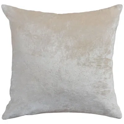 Rizzy Home Down Filled Glam Accent Throw Pillow In Ivory