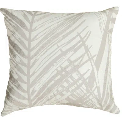 Rizzy Home Embroidered Polyester High Performance/easy Care Throw Pillow In Beige