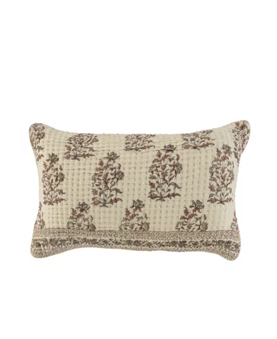 Rizzy Home Hattie Cotton Blend Decorative Pillow, 14" X 26" In Multi
