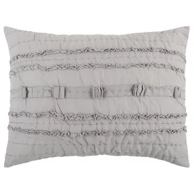 Rizzy Home Hattie Sham In Gray