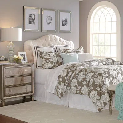 Rizzy Home Janet Duvet Cover In Brown,white
