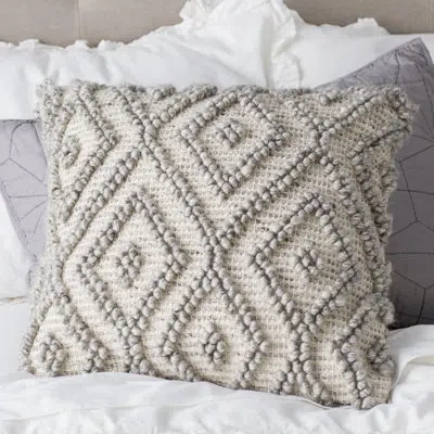 Rizzy Home Lupe Square Pillow Cover & Insert