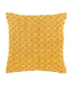 Rizzy Home Modern Industrial Geometric Woven Decorative Pillow, 20" X 20"