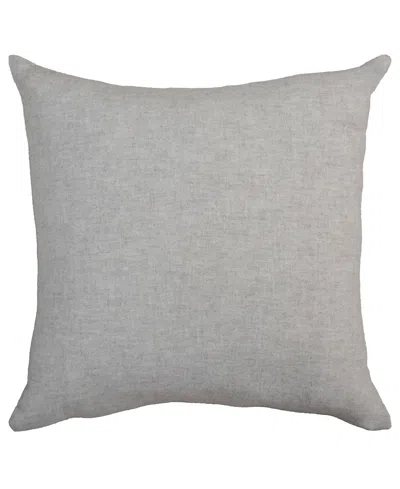 Rizzy Home Olivia Wool Decorative Pillow, 22" X 22" In Gray