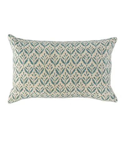 Rizzy Home Pearl Cotton Decorative Pillow, 14" X 26" In Blue